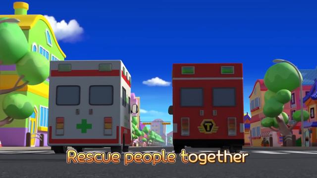 Strong Rescue Truck Team Song | RESCUE TAYO | Hey Tayo Song l Tayo the Little Bus смотреть онлайн
