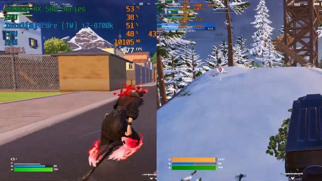 Radeon Rx 580 +Core i7-8700K Performance Mode VS GTX 1660 Ti and RYZEN 5 3600 Directx 11 Fortnite смотреть онлайн