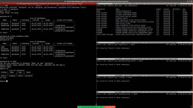 Backup Postgres Database Using Stash Demo | Kubernetes Native Backup & Restore Solution смотреть онлайн