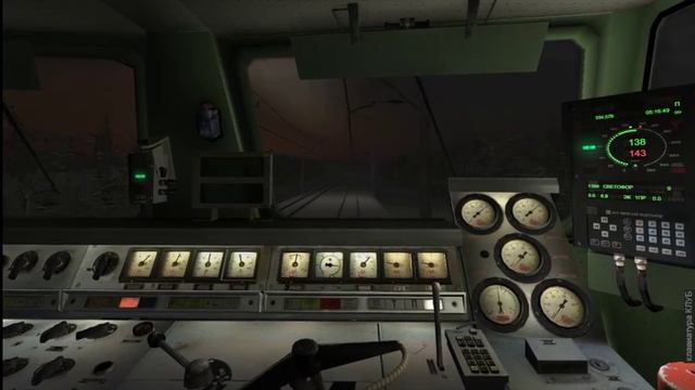 ЧС4т-711 с поездом 063 Сообщением Новосибирск-Минск по участку Вязьма-Орша