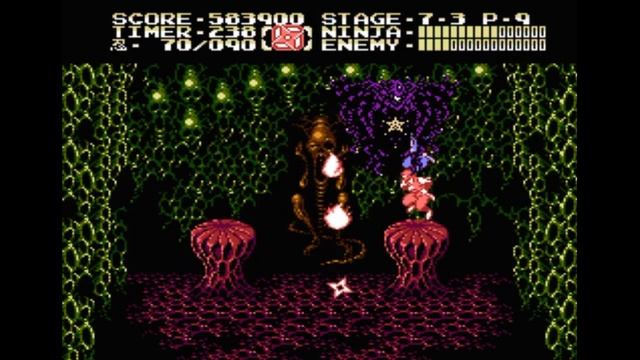 Dendy (Famicom,Nintendo,Nes) 8-bit Ninja Gaiden 2 The Dark Sword of Chaos Act 7