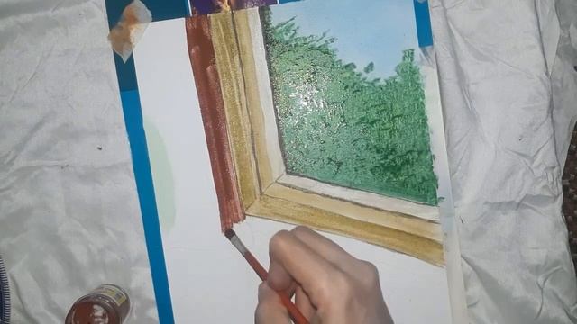 cozy November cofee, book by window painting|| part 1 смотреть онлайн