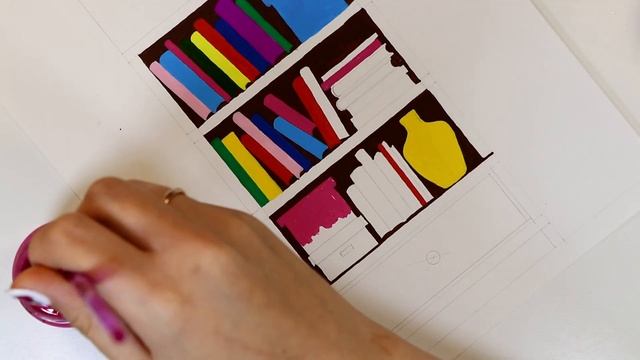 Рисую ШКАФ ! Как нарисовать интерьер ? Уроки рисования с Анной Оськиной! смотреть онлайн