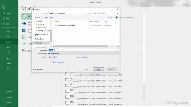 MS Excel Essential - Using Save or Save As смотреть онлайн