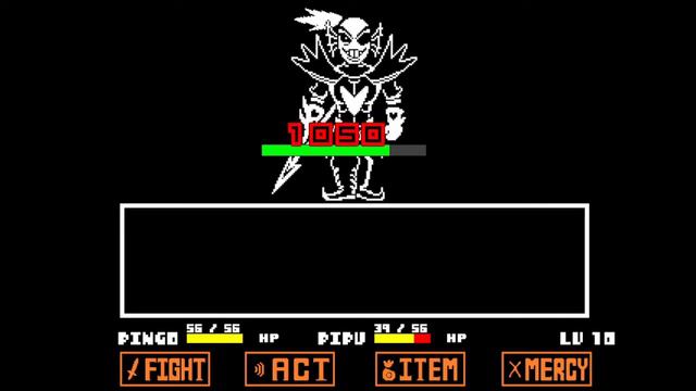 Batalla Contra Undyne con 2 Jugadores, Frisk y Kris. Undertale Together! смотреть онлайн