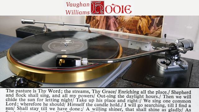 Vaughan Williams - Hodie (Willcocks) (vinyl: Ortofon Synergy GM SPU, Graham Slee, CTC Classic 301)