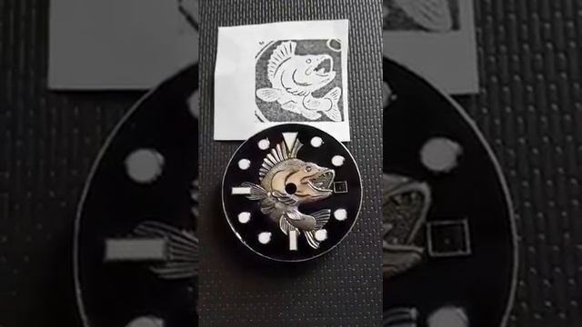 Ручная гравировка штихелем .Циферблат. смотреть онлайн