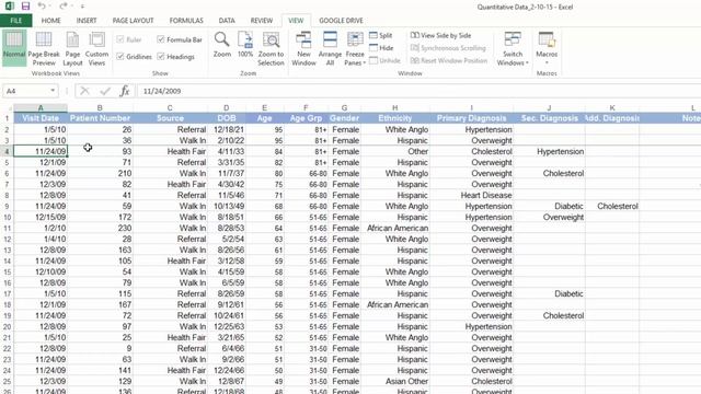 Microsoft Excel 2016 - Freezing Rows смотреть онлайн