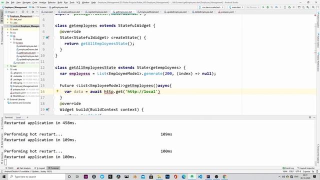 Connecting Flutter with Spring Boot Rest API - Part 9 | Connecting Flutter UI with the Spring Boot смотреть онлайн