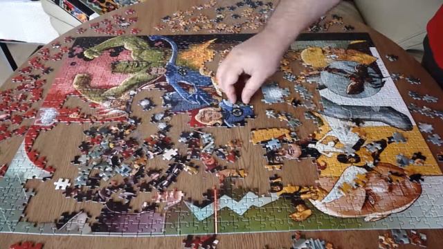 Puzzle - 1000 Pieces - Marvel Heroes смотреть онлайн