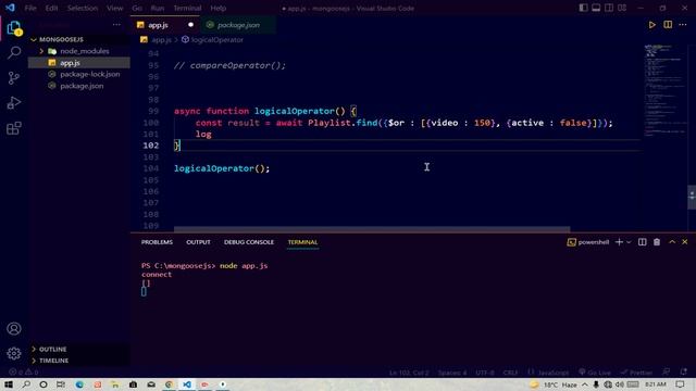 Logical Query Operator || Mongoose || MongoDB смотреть онлайн