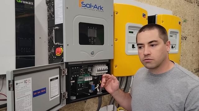 Sol-Ark 12K 48V Inverter Install (to compare with Growatt 10K) смотреть онлайн