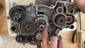 Сборка двигателя KTM 85 SX