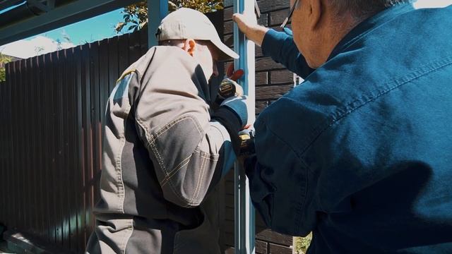 Как установить ворота рольставни смотреть онлайн