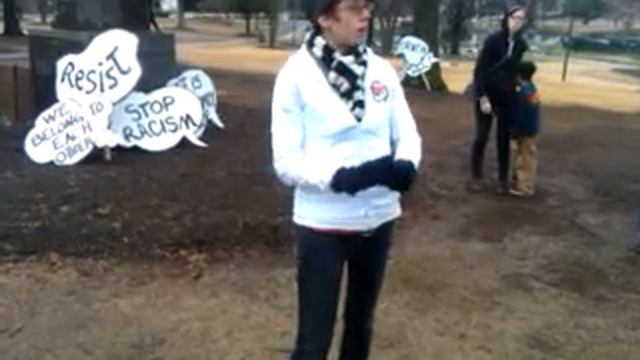 NEFAC at anti-AmRen rally, Charlotte, NC Feb. 5, 2011 смотреть онлайн