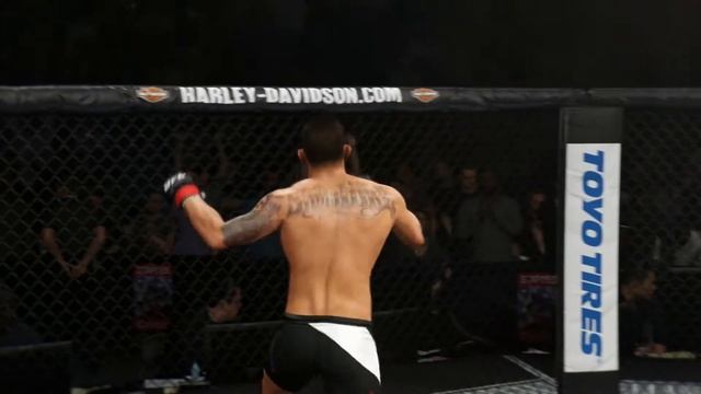 Anthony Pettis vs. Max Holloway poowerful Capoeira kick EA sports UFC 2 KO Knockout смотреть онлайн