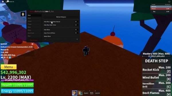 BLOX FRUITS Script Pastebin 2022 AUTO FARM | AUTO FARM BOUNTY (LVL 2200)