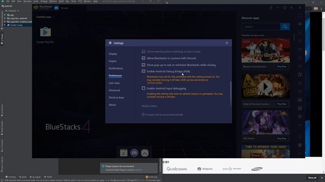 How to Use Blue Stacks as Emulator In Android Studio смотреть онлайн