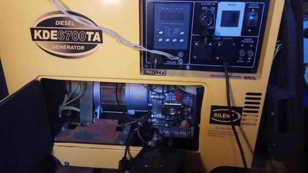 Проблема с генератором kipor kde6700ta.