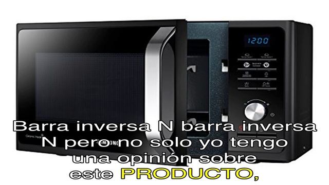 Reseña del microondas Samsung MG23F302TAK en color negro/plata смотреть онлайн