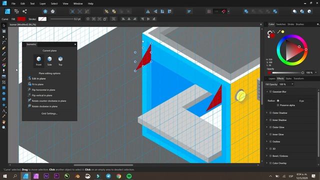 Affinity Designer Isometric Tool смотреть онлайн