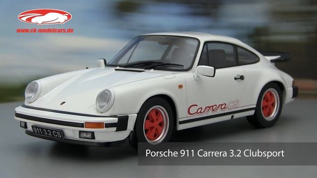 ck-modelcars-video: Porsche 911 Carrera 3.2 Clubsport 1989 weiß KK-Scale смотреть онлайн