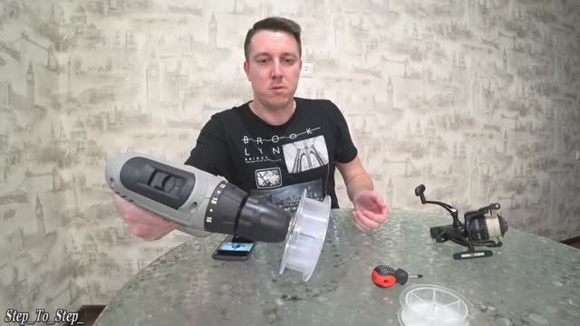 КАК перемотать ШНУР быстро в домашних условиях. НАМОТКА шнура на катушку. смотреть онлайн