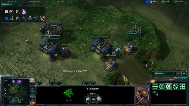 HD Starcraft 2 Machine v LzGaMeR p1/1 смотреть онлайн