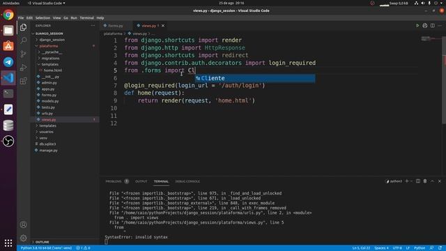 Formulários com PYTHON e DJANGO | Aula retirada da PYTHON FULL | Aula semanal #8 смотреть онлайн