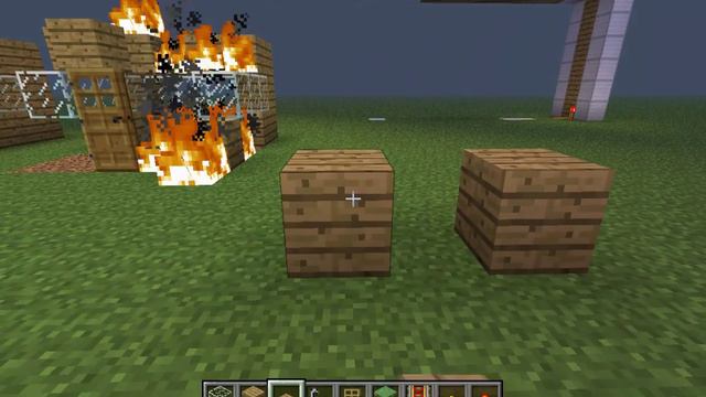 Как сделать огнеупорный дом из досок в Minecraft! смотреть онлайн
