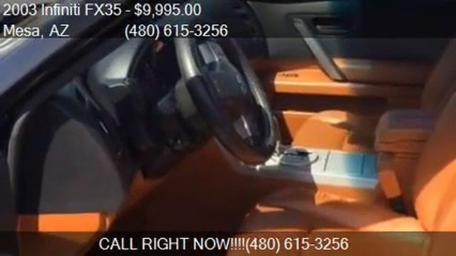 2003 Infiniti FX35 Base Rwd 4dr SUV for sale in Mesa, AZ 852 смотреть онлайн