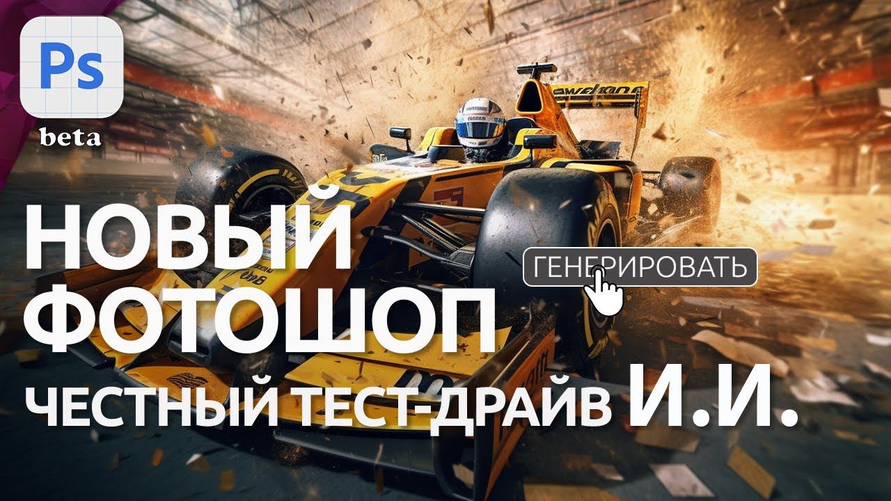 Новый Фотошоп с Искусственным Интеллектом / НАСКОЛЬКО ХОРОША нейросеть Firefly смотреть онлайн