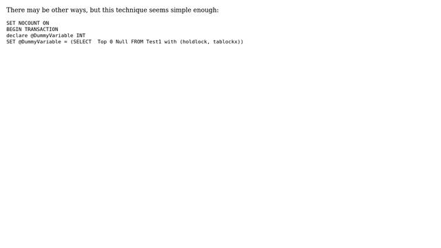 Databases: Lock a table on purpose without returning results (3 Solutions!!) смотреть онлайн