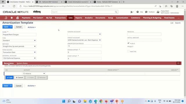 NetSuite Amortization Schedules | Oracle NetSuite Asset Amortization | NetSuite BISP Consultants смотреть онлайн
