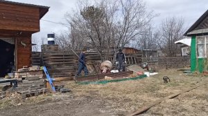 Строительство беседки на даче, день 1 (фундамент)_____16.04.24г