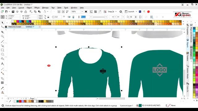 Free Women's Long Sleeve Editable Mockup Design In Adobe Illustrator & CorelDraw  (Get Free Vector)