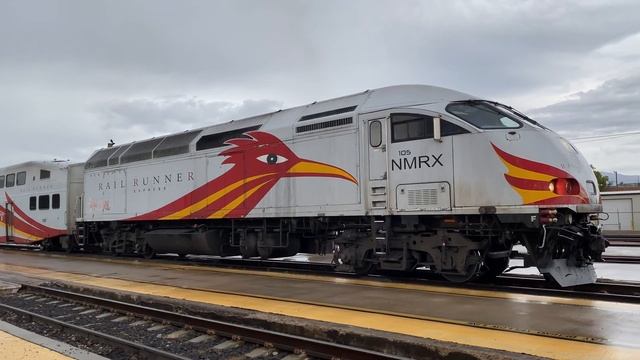 New Mexico Rail Runner Express Trains @ Albuquerque Station (9/25/21) смотреть онлайн