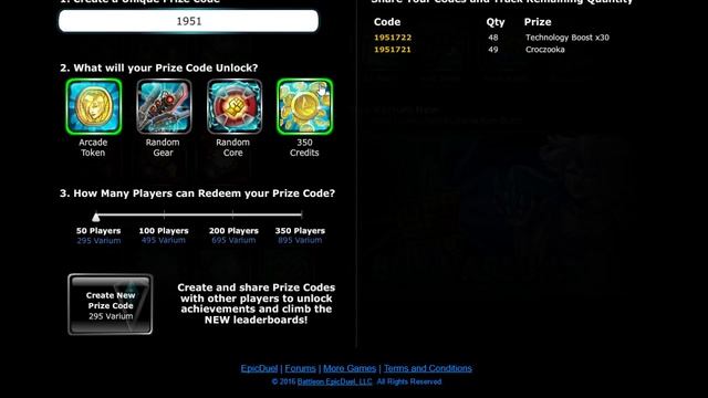 epicduel free code! смотреть онлайн