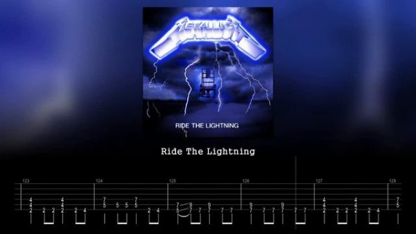 Metallica - Ride The Lightning (Guitar Backing Track with Tabs)