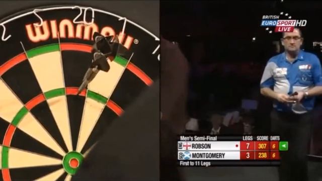 BDO World Trophy 2014 - Men's Semi Final - Gary Robson vs. Ross Montgomery смотреть онлайн
