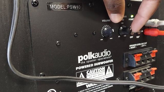 Polk audio psw10 Subwoofer смотреть онлайн