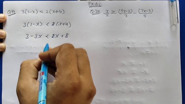 Class 11th,Ex-6.1,Q 17,18,19,20 ( Linear Inequalities ) Maths CBSE NCERT смотреть онлайн