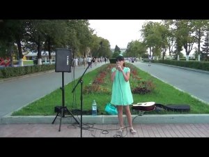 2016.08.22. "Бах творит". Диана Анкудинова (Diana Ankudinova). Набережная г.Самары.