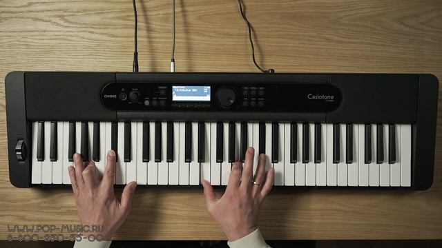 Синтезатор Casio CT-S400 (лёгкий и доступный Casiotone, с движком AiX). Новинка 2021!