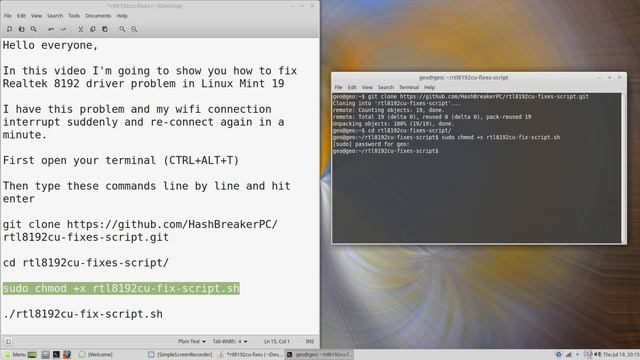 Realtek rtl8192cu fixes on Linux Mint 19 смотреть онлайн