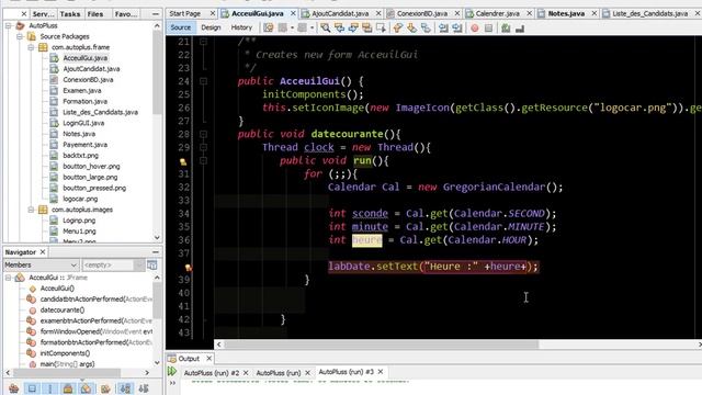 Projet Java#41:Comment afficher l'heure du systeme смотреть онлайн