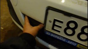 #Установка сетки от мух #без снятия бампера. #Лада-Ларгус(щедрый) часть 1