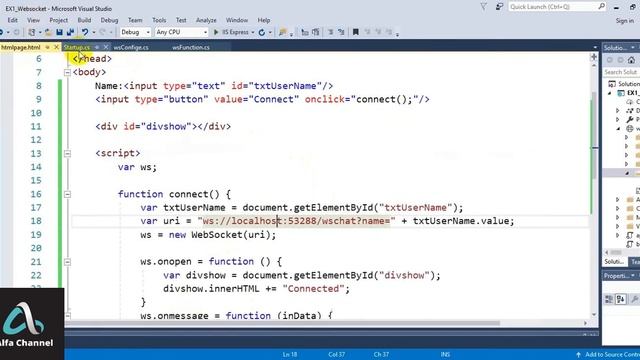 آموزش WebSocket - نحوه کانکت شدن Connect به سوکت و ارسال و دریافت اطلاعات - قسمت 6 смотреть онлайн