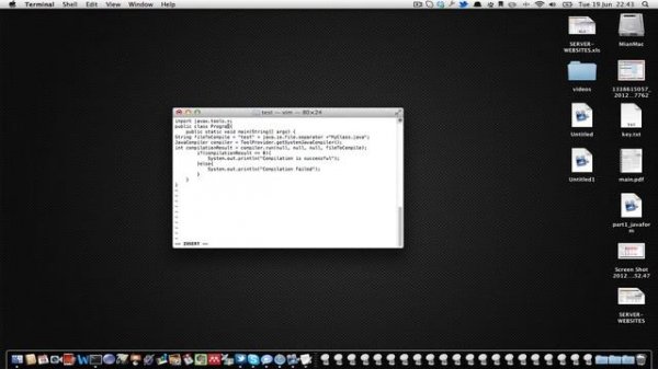 Compile a java program from another java program at run time