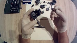 Замена втулок на подшипники, катушка Shimano Sahara 2500 FE. +ENG.Sub.  (HD)